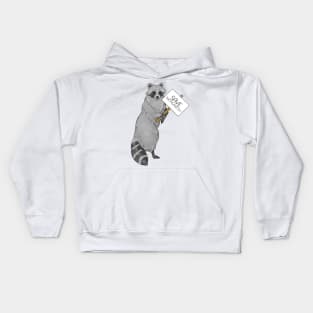 Parks and Rec Raccoon Kids Hoodie